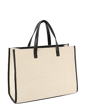 Canvas Boxy Tote Bag