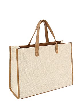 Canvas Boxy Tote Bag