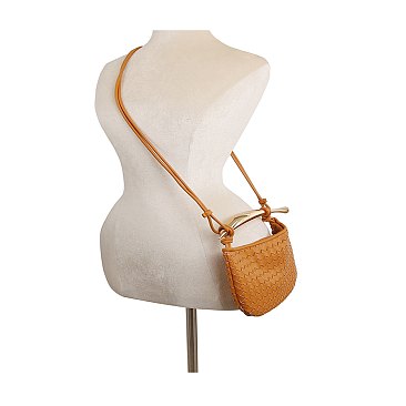 Fashion Woven Sardine Crossbody Bag