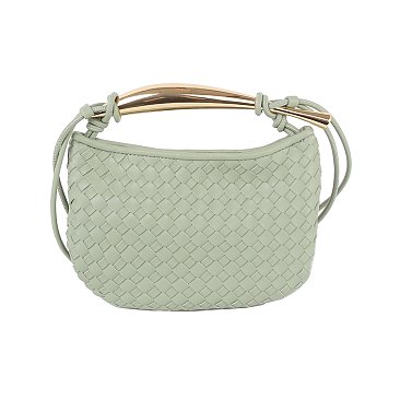 Fashion Woven Sardine Crossbody Bag