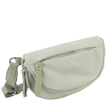 Fashion Fold Over Saddle Crossbody Bag