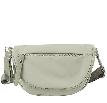 Fashion Fold Over Saddle Crossbody Bag