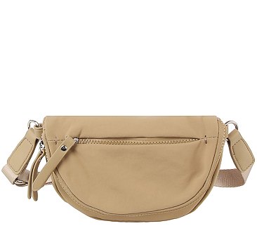 Fashion Fold Over Saddle Crossbody Bag