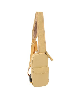 Fashion Microfiber Sling Bag