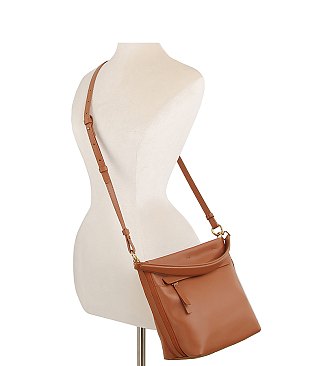 Genuine Leather Bucket Bag Satchel