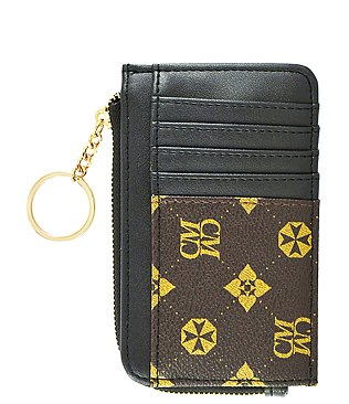 CM Monogram Card Holder Keychain Wallet