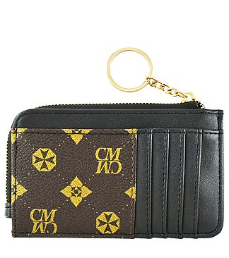 CM Monogram Card Holder Keychain Wallet