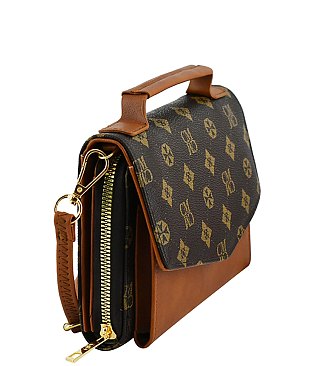 CM Monogram Envelope Flap Crossbody Bag