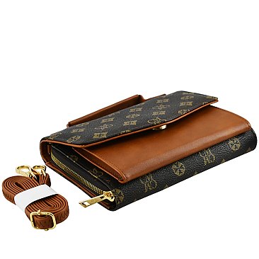 CM Monogram Envelope Flap Crossbody Bag