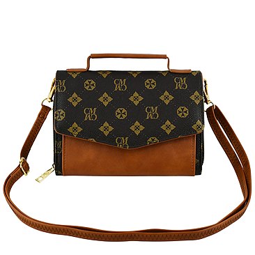 CM Monogram Envelope Flap Crossbody Bag