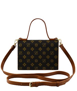 CM Monogram Push Lock Flap Crossbody Bag