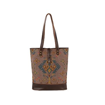 Azteck Tribal Shopper Tote Bag