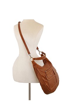 Vintage Pocket Shoulder Bag Hobo