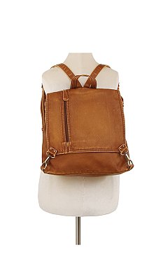 Vintage Flap Backpack