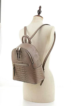 Crocodile Embossed Quality Backpack