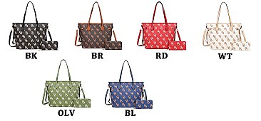 2-IN-1 CLASSIC MONOGRAM D TOTE WALLET SET