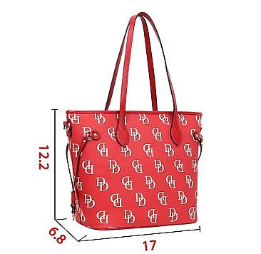 2-IN-1 CLASSIC MONOGRAM D TOTE WALLET SET