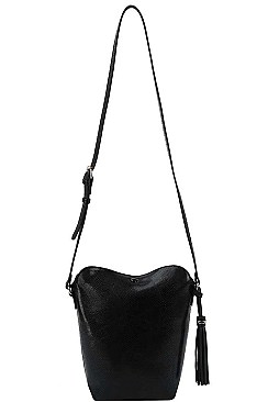 CALIN COLLECTION TASSEL CROSS BODY SHOULDER BAG