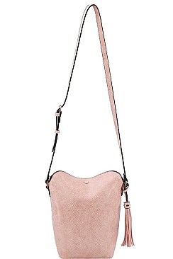 CALIN COLLECTION TASSEL CROSS BODY SHOULDER BAG