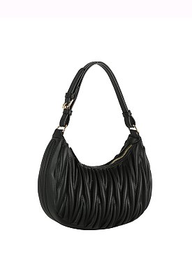 Chevron Quilted Shoulder Bag Hobo