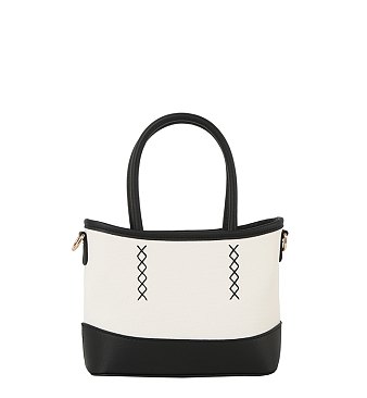 Fashion Canvas Small Tote Satchel Bag