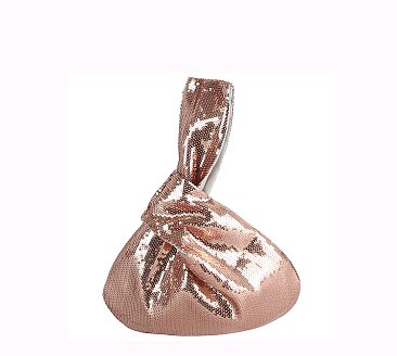 Sequin Wrist Knot Bag