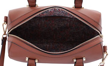 Ostrich Vada Boston Satchel