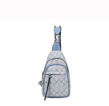 Fashion Oval Monogram Sling Backpack