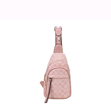 Fashion Oval Monogram Sling Backpack