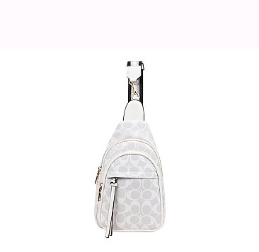 Fashion Oval Monogram Sling Backpack