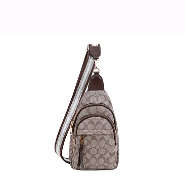 Fashion Oval Monogram Sling Backpack