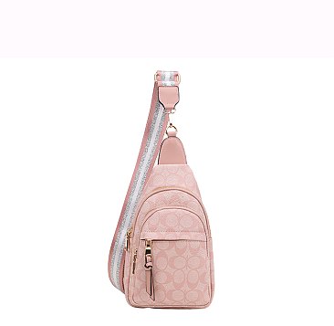 Fashion Oval Monogram Sling Backpack