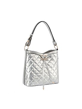 Patent Glossy Quilted Shoulder Bag