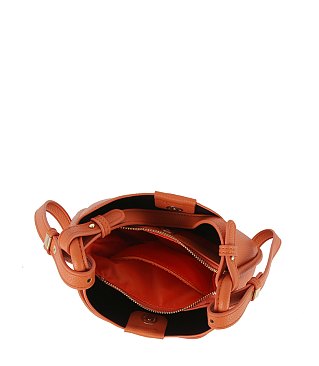 SOFT LEATHER CLASSIC DESIGN BUCKET BAG