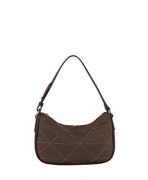 Quilted Nylon Shoulder Bag