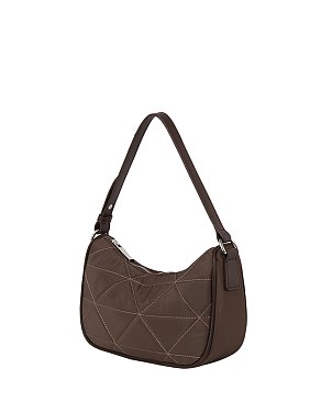 Quilted Nylon Shoulder Bag