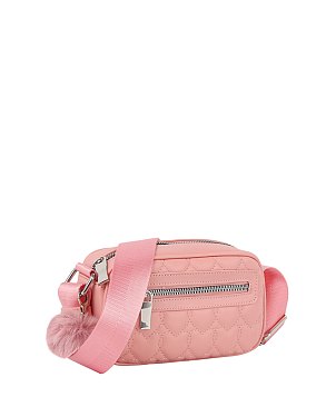 Heart Quilted Boxy Crossbody Bag