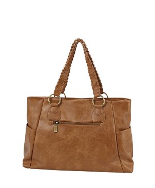 Whipstitch Top Handle Shopper