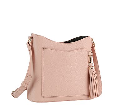 Front Pocket Tassel Crossbody Bag