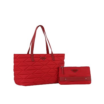 Quilted 2-in-1 Shopper