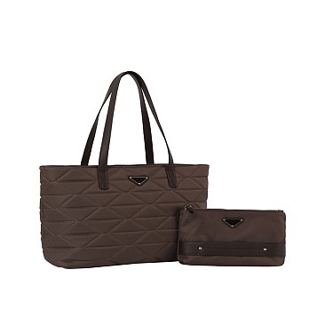 Quilted 2-in-1 Shopper