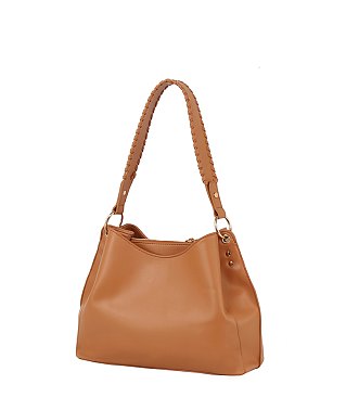 WIDE BOTTOM HOBO SHOULDER BAG