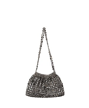 Metallic Mesh Shoulder Bag