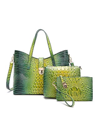 green set handbags