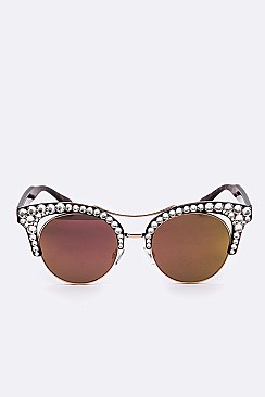 Iconic Austrian Crystal Sunglasses LA14-MSG1058-1