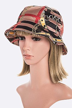 Chain Printed Fashion Bucket Hat