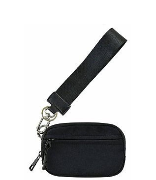 Nylon Pouch Wallet Wristlet