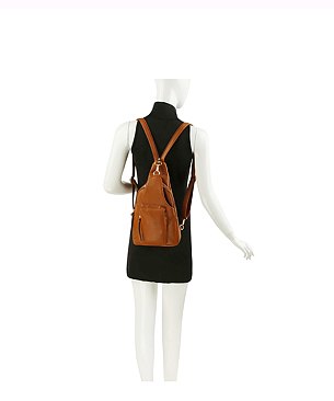 Fashion Multi Pocket Sling Backpack