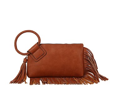 Fringe Cuff Clutch Tassel Wristlet Clutch