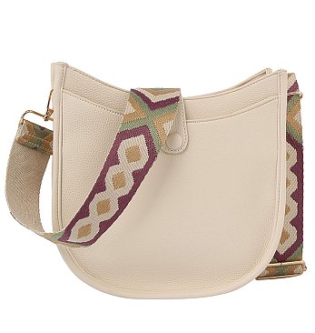 Aztec Guitar Strap Hobo Crossbody Bag